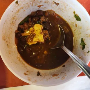 Beefy Black Bean Chipotle Chili