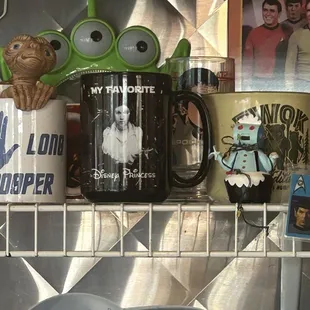 My favorite piece of nostalgia in this space themed little corner restaurant