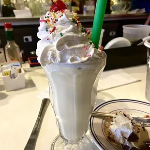 Butterscotch milkshake