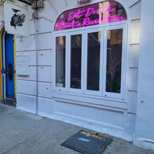 Outside of Ladybird Restaurant