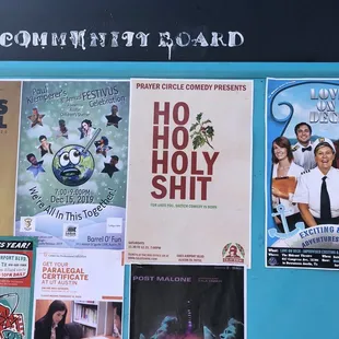 various movie posters