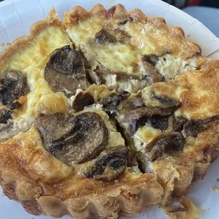 Mushroom Quiche