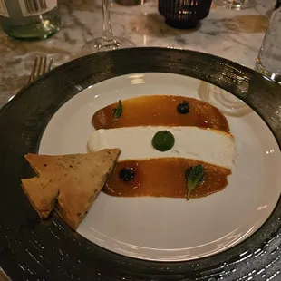 Lebanese Flag with Crispy Za&apos;atar Phyllo