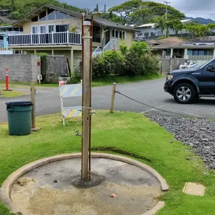 Outdoor shower - in the residential area