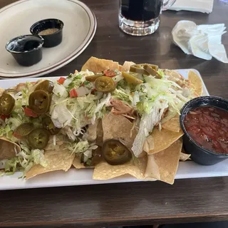 Beer Braised Chicken Nachos