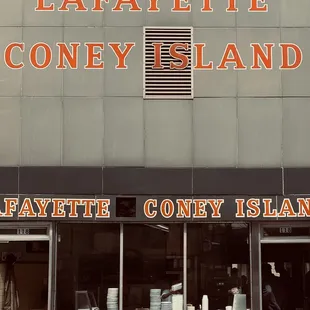 the entrance to lafayette coney island