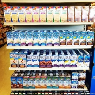 Specialty products (milks)