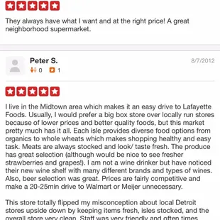 More reviews that didn't make the list due to yelps automatic selection.