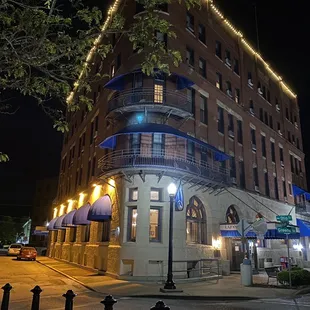 View of hotel from waterfront