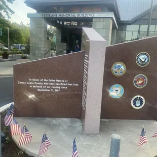 Memorial honoring servicemen