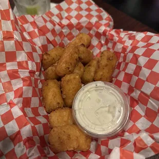 Mac and cheese bites