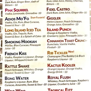 Drinks menu 3/4 (8/2023)