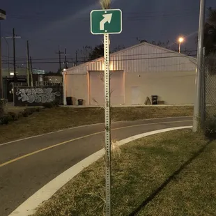 This sign needs a haircut.