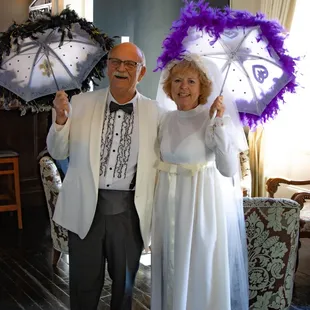 Mr. &amp; Mrs. Williams 50th Anniversary, what a fun day!!! Mary has on the same dress she wore 50 years ago.