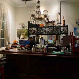 The bar at Lafitte Hotel