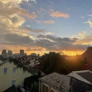 Sunset view from room 32