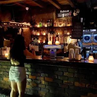 At the bar