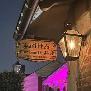 the sign