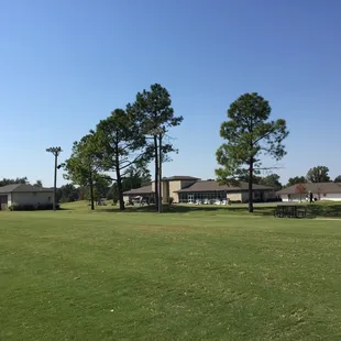 Clubhouse from the driving range