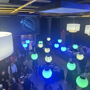 View from mezzanine