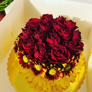 Non- Edible Flower cake LagayaRhose Floral Creation