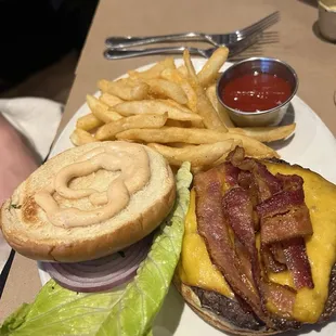 Triple smoked burger.