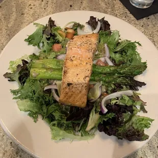 Lemon Roasted Salmon Salad
