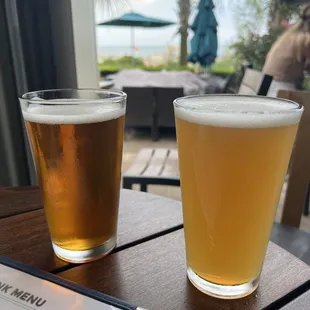 Elysian Space Dust IPA (Seattle), New Realm Hazy Like a Fox IPA (Va Beach)