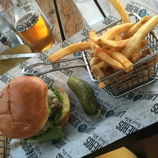 Green Chili Burger