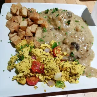 Biscuits and Gravy (vegan)