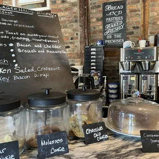 Counter menu