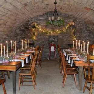 Our wine cellar is available for private dinners.