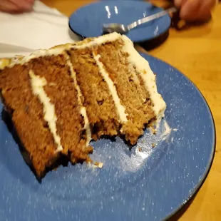 Carrot cake was excellent