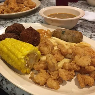 Delicious seafood buffet