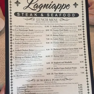 Menu Front
