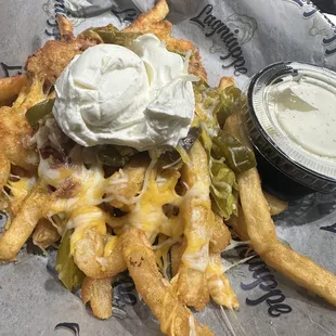 Small cheese fries