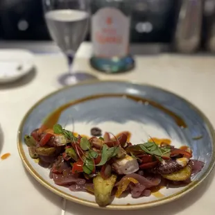 Polpo E Fregola Al Nero