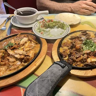 Chicken and Steak Street Fajitas