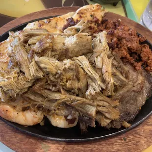 Fajitas - all the meats.