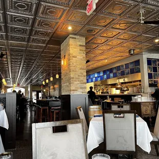 the interior of a restaurant
