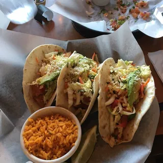 3 Sesame Chicken Tacos