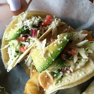 3 Walleye Tacos