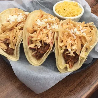 3 Guava BBQ Pork Tacos