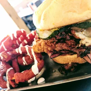 Crispy Chicken Cuban Sammie