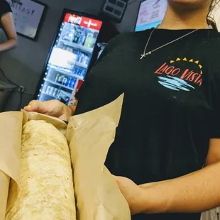 Double Wide Burrito!