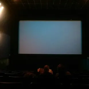 Standard, cozy theater.