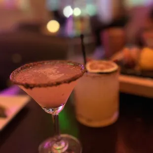 Mexican Candy Shot and Mango Habanero Margarita