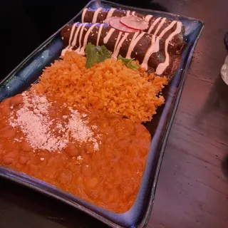 Mole Enchiladas