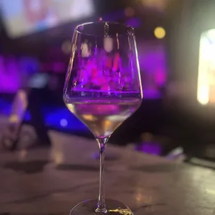 $18 glass of Pinot Grigio!   Smooth and tasty