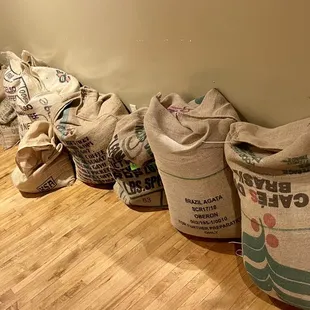 bags of coffee